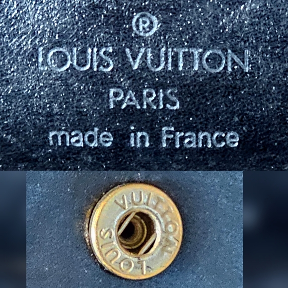 Authentic LOUIS VUITTON Epi Coin Purse Black